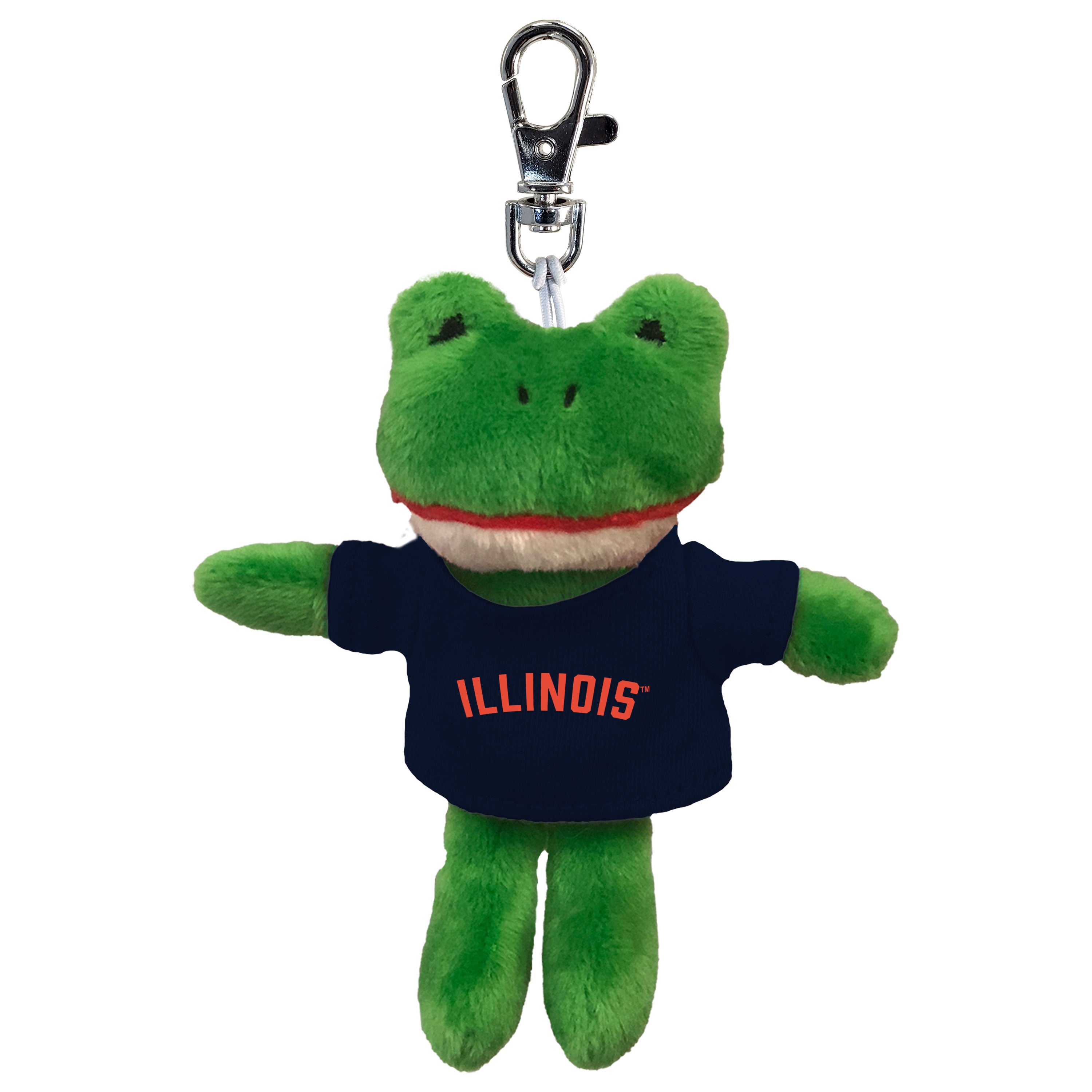 Fighting Illini Frog Keychain