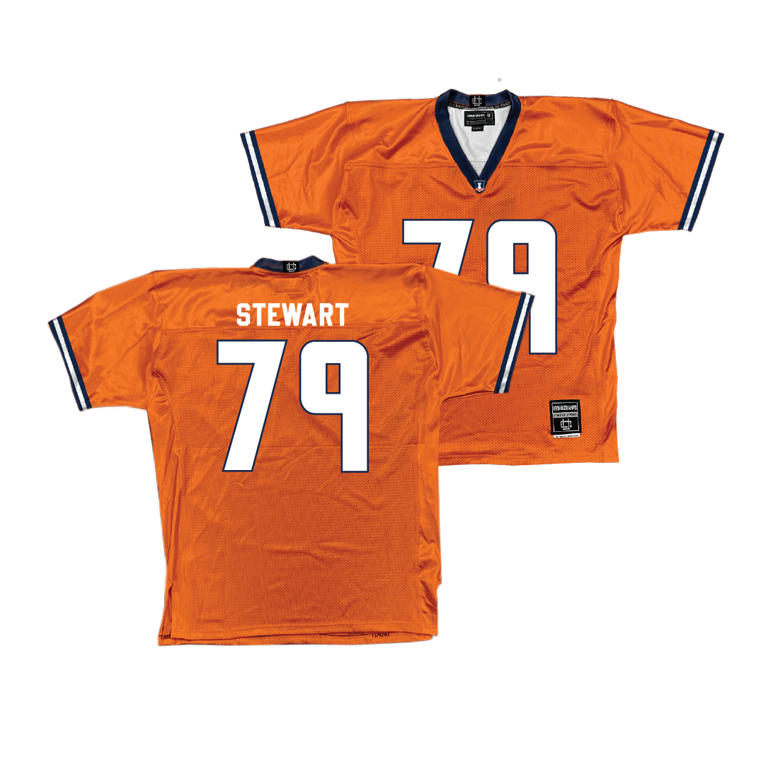 Illinois Fighting Illini NIL Football Jersey Zafir Stewart #79
