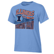 Illinois Champion Women's Light Blue Tee