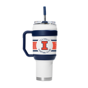 Illinois Tumbler 40oz White Wrapped Handle