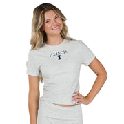 Illinois Fighting Illini Women's Baby Tee