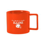 Illinois Fighting Illini Square Handle Football Mug