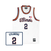 Illinois Fighting Illini NIL Basketball Jersey #2 Andrej Stojakovic