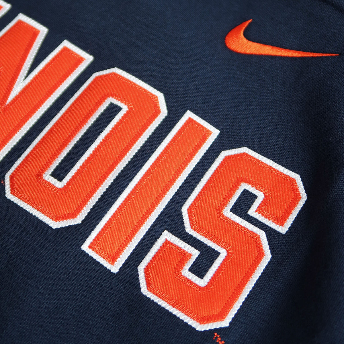 Illinois Nike Tackle Twill Club Fleece Crew