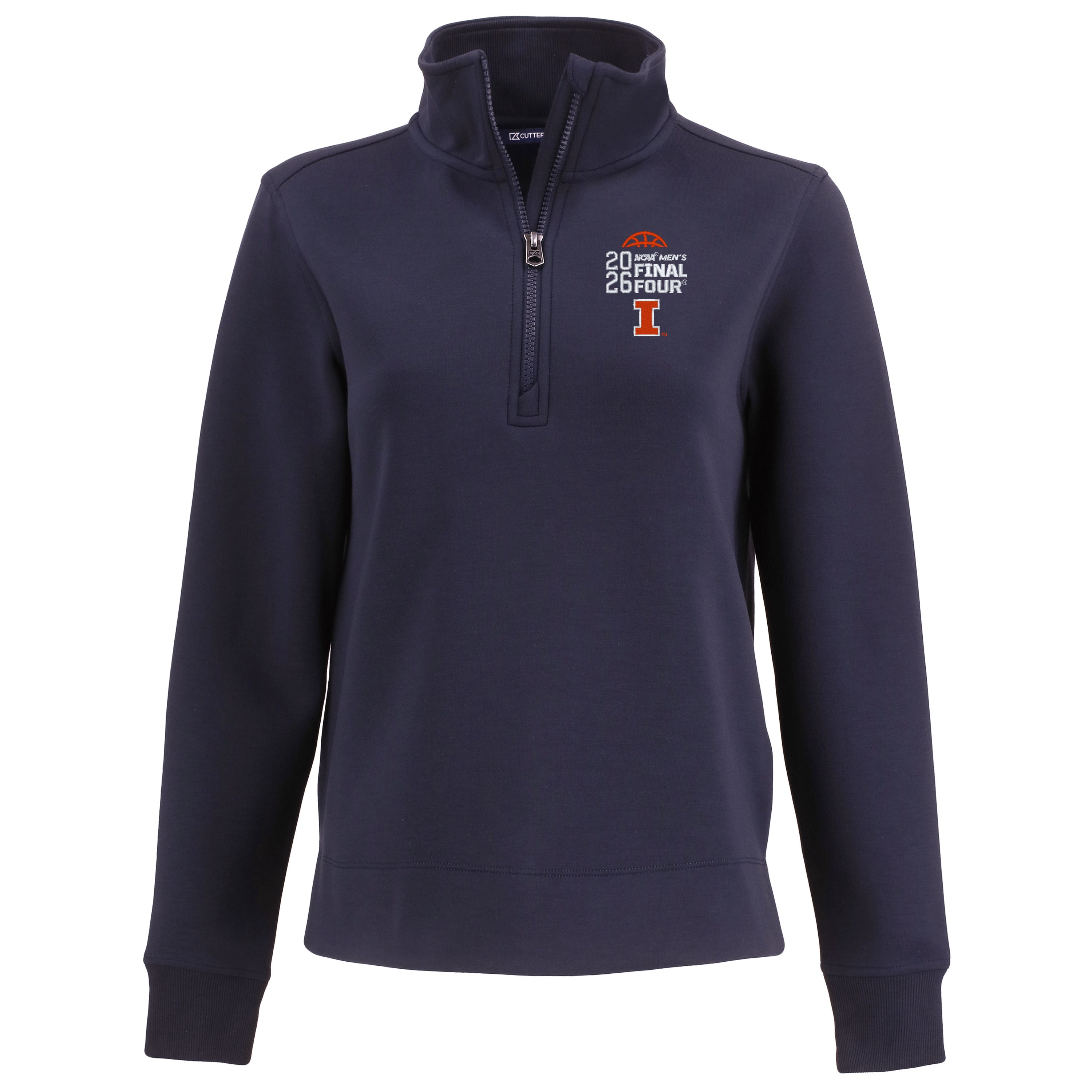 Illinois Fighting Illini Men's Basketball Final Four Women's Roam Versatility Quarter-Zip Jacket