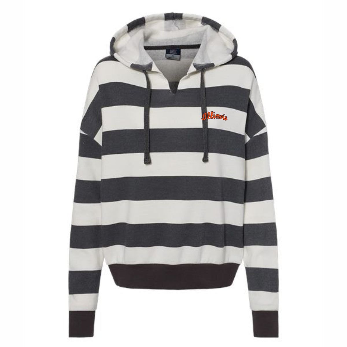 Illinois Fighting Illini Women's Stripe Hood