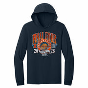 Illinois Basketball Final Four Indy Long-Sleeve Hooded Tee