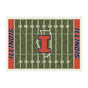 University of Illinois 8x11 Homefield Rug