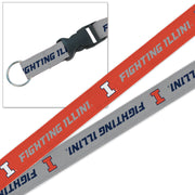 Illinois Lanyard Orange/Grey Fighting Illini