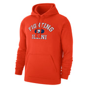 Illinois Fighting Illini Nike Fleece Hood Orange