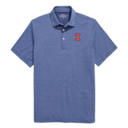 Illinois Fighting Illini Polo Men's Navy Vineyard Vines Navy Block I