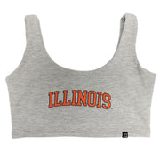 Illinois Fighting Illini Hype & Vice Scoop Neck Crop