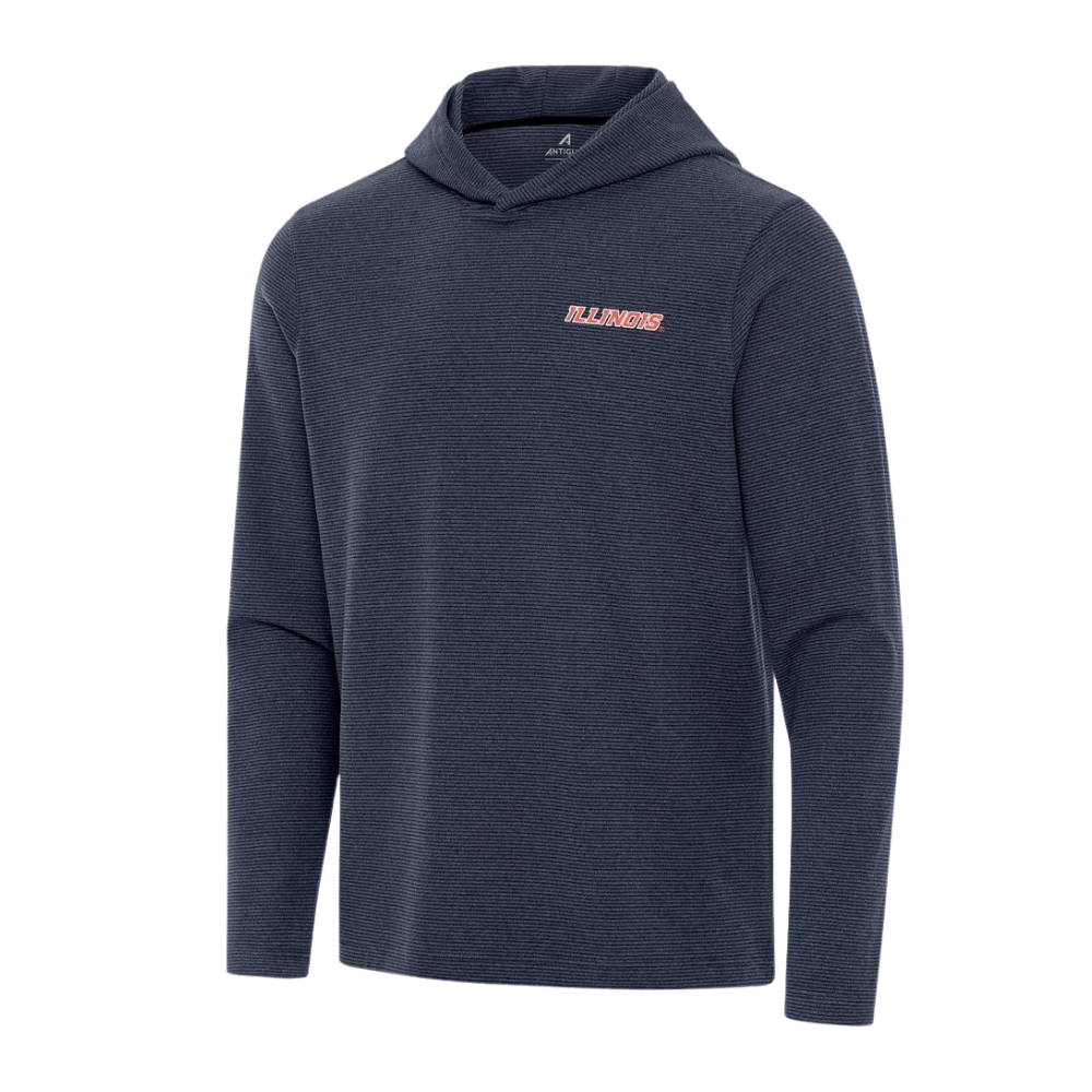 Illinois Fighting Illini Men's Galore Pullover Hood Navy