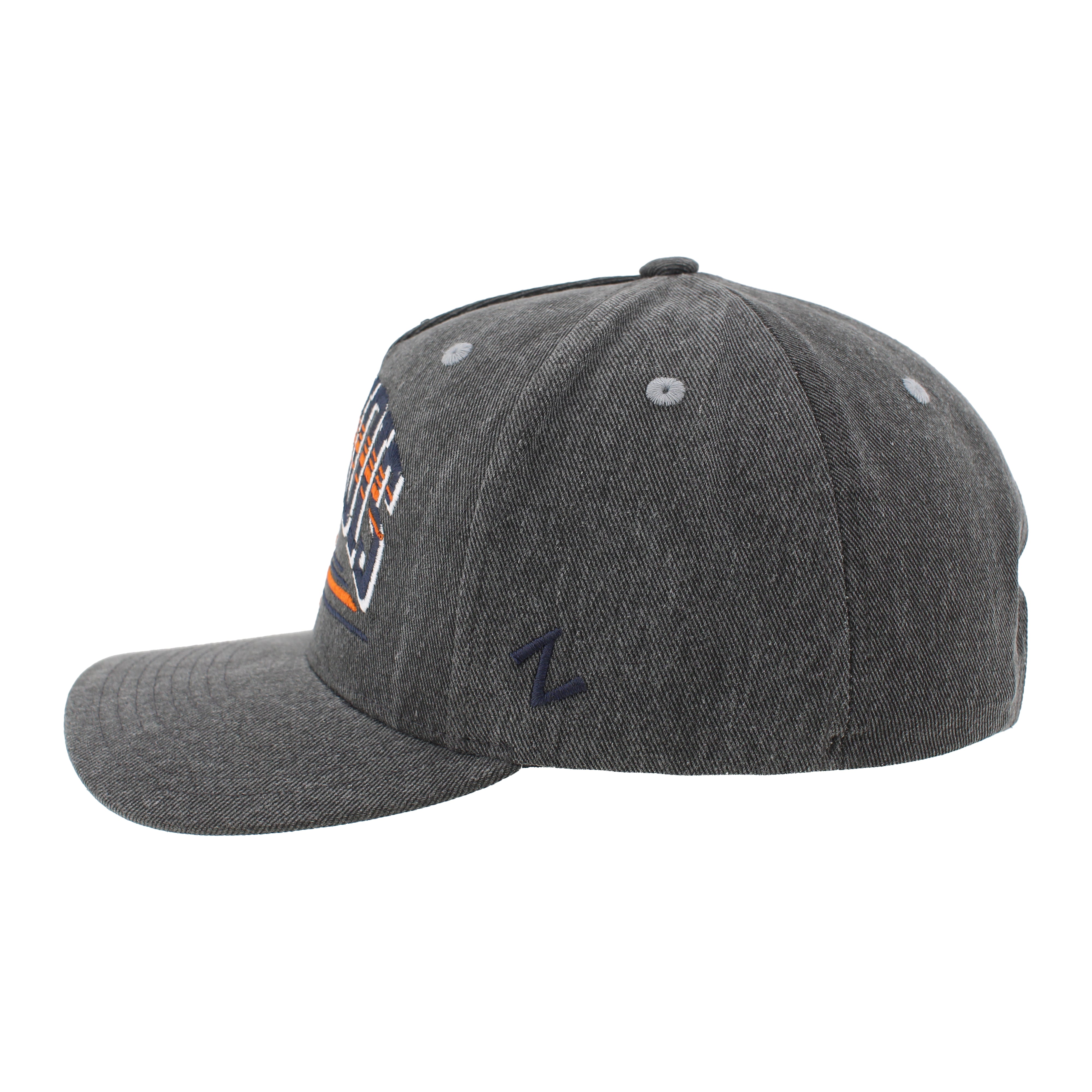 Illinois Vintage Charcoal 5-Panel Snapback Hat