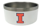 Fighting Illini Stainless Steel Dog Bowl