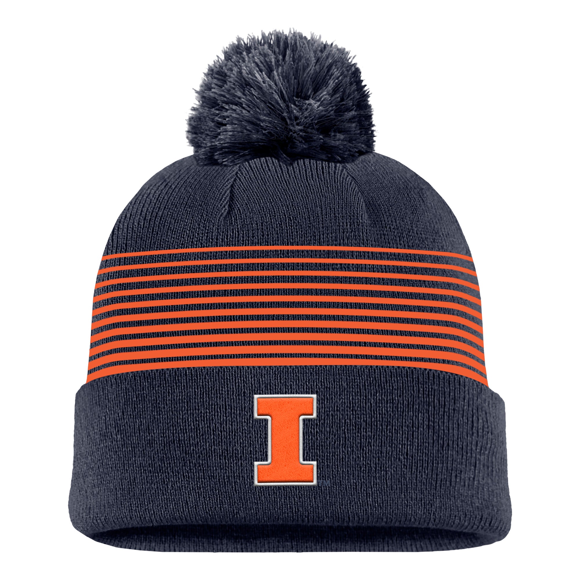 Illinois Fighting Illini Nike Peak Pom Beanie