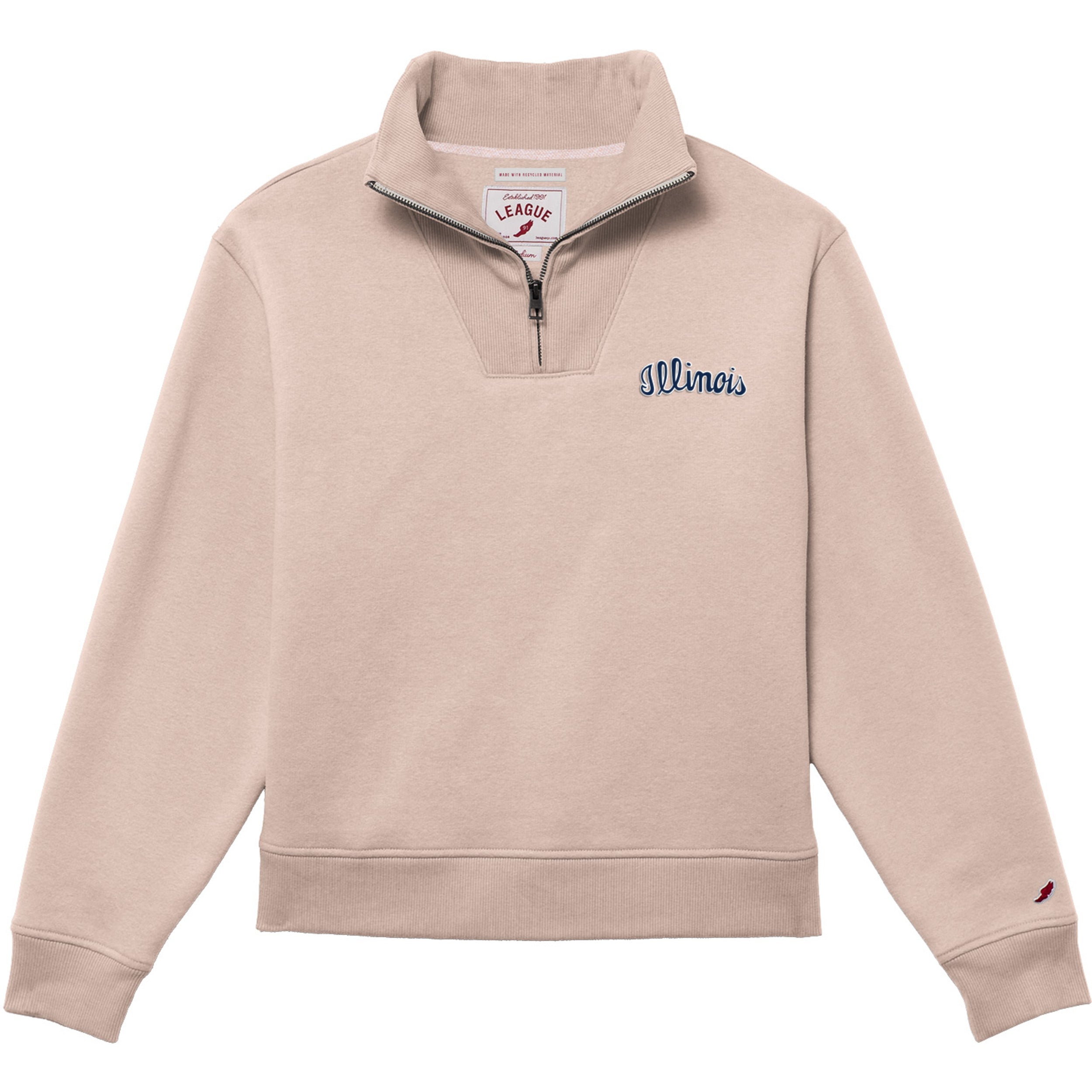 Fighting Illini 1991 Quartz Quarter Zip - League
