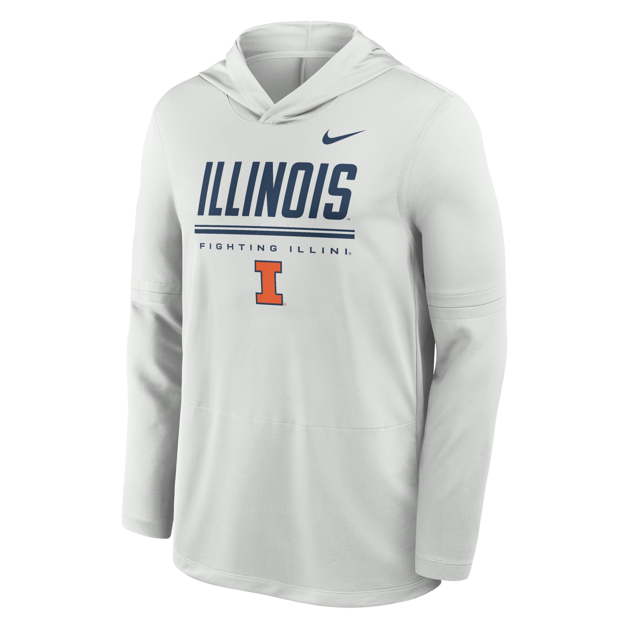 Illinois Nike Official Sideline Lightweight Hooded Top