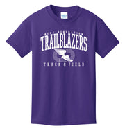 NGS Track and Field Trailblazers Purple Tee Youth