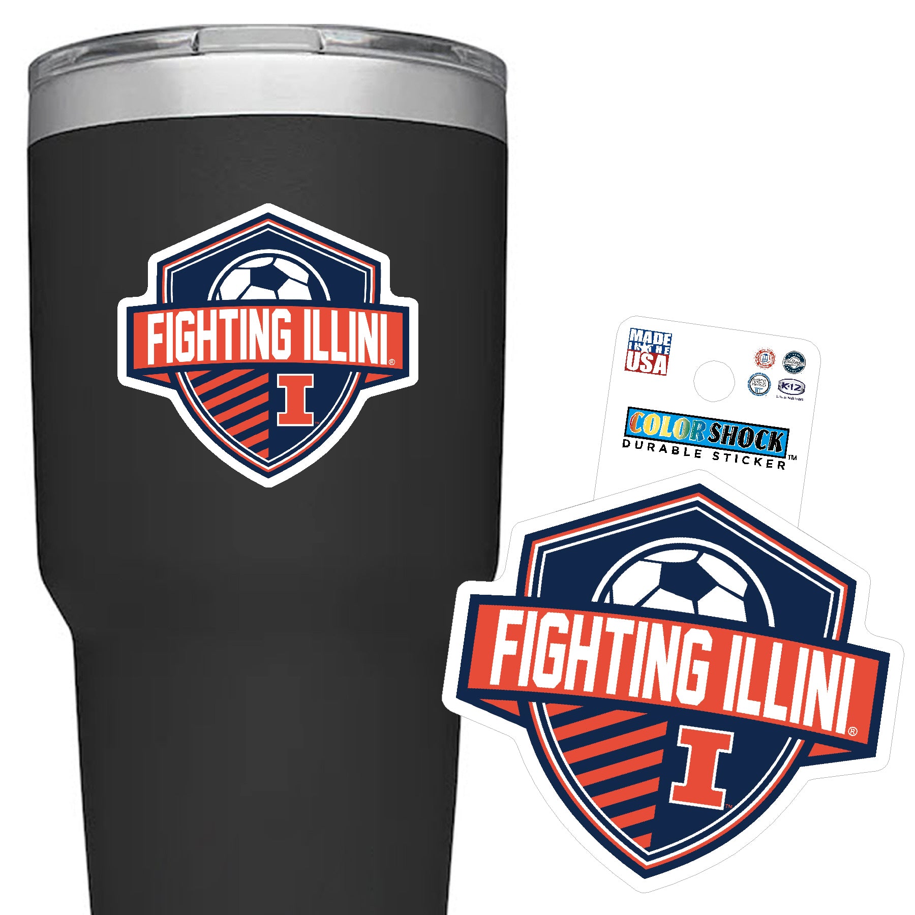 Illinois Soccer Decal