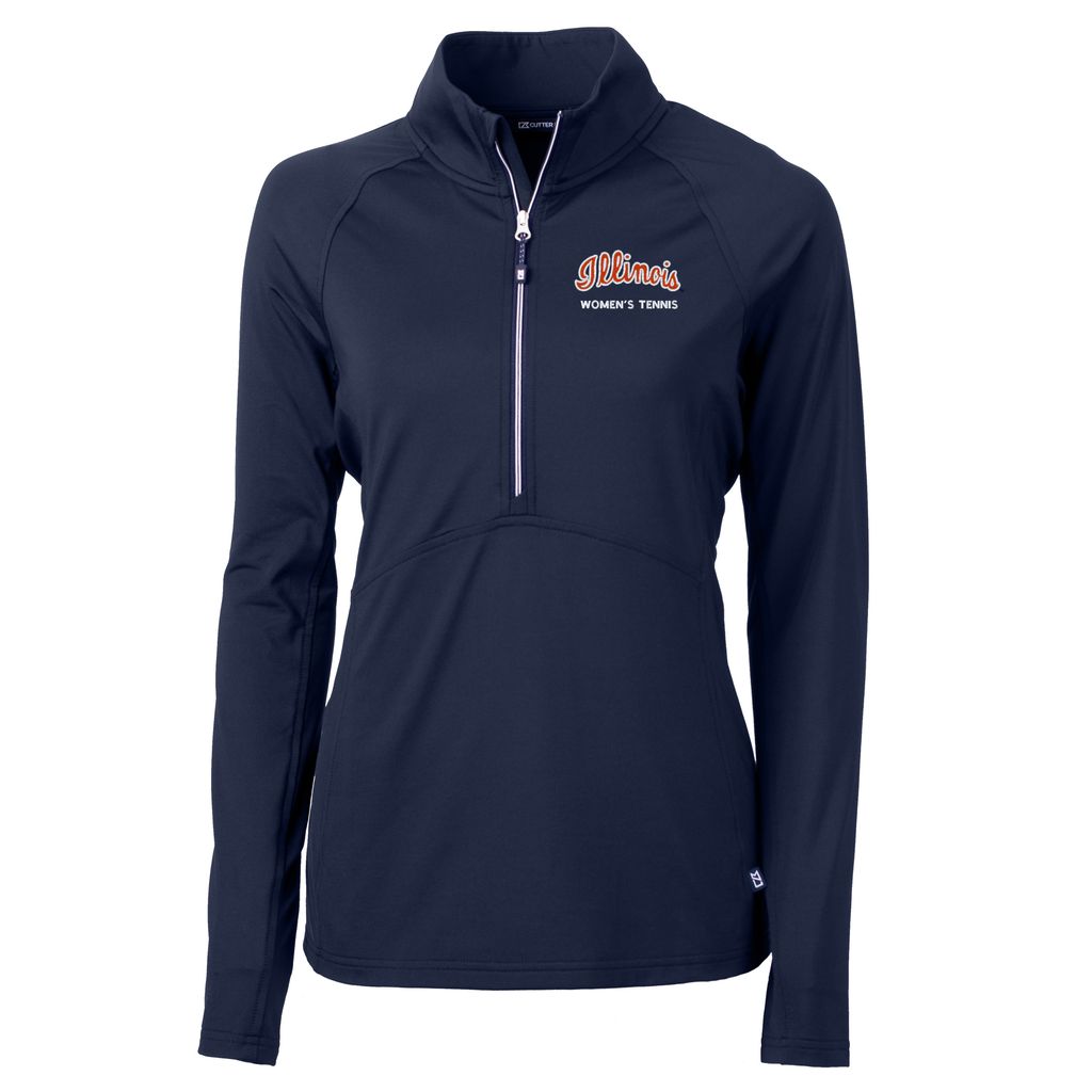 Illinois Fighting Illini Women's Tennis Ladies Adapt Half-Zip Pullover
