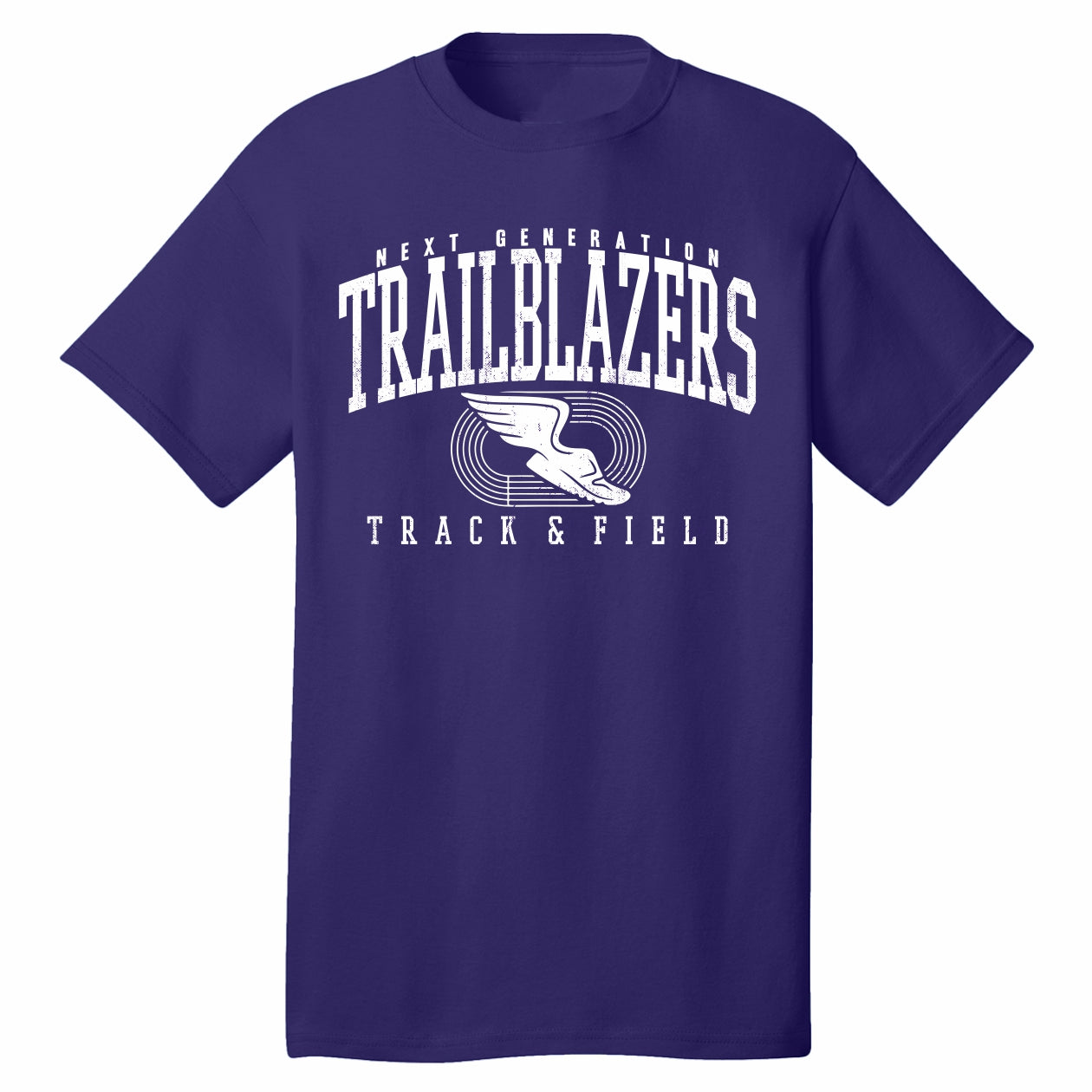 NGS Track and Field Trailblazers Purple Tee