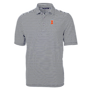 Illinois Fighting Illini Men's Virtue Stripe Polo Block I