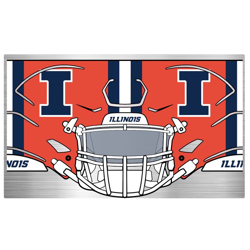 Illinois Fighting Illini 32oz Football Helmet Tumbler