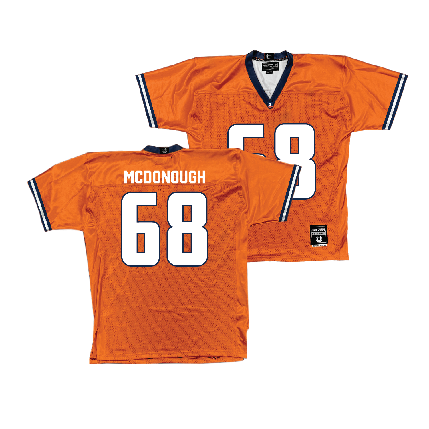 Illinois Fighting Illini NIL Football Jersey Michael McDonough #68