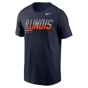 Illinois Fighting Illini Navy Nike Legend Notch SS Tee