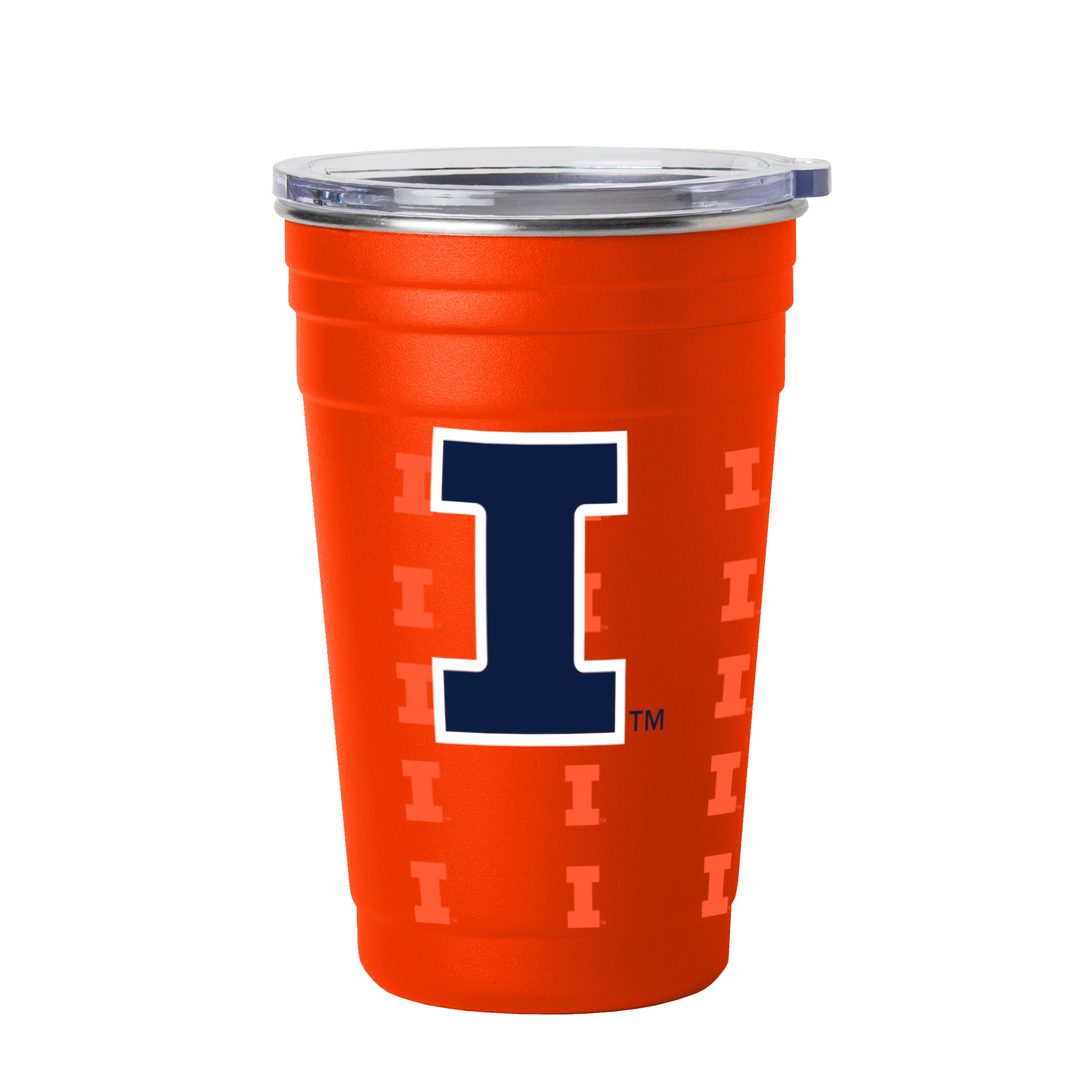 Illinois Fighting Illini 22oz Orange Stainless Cup