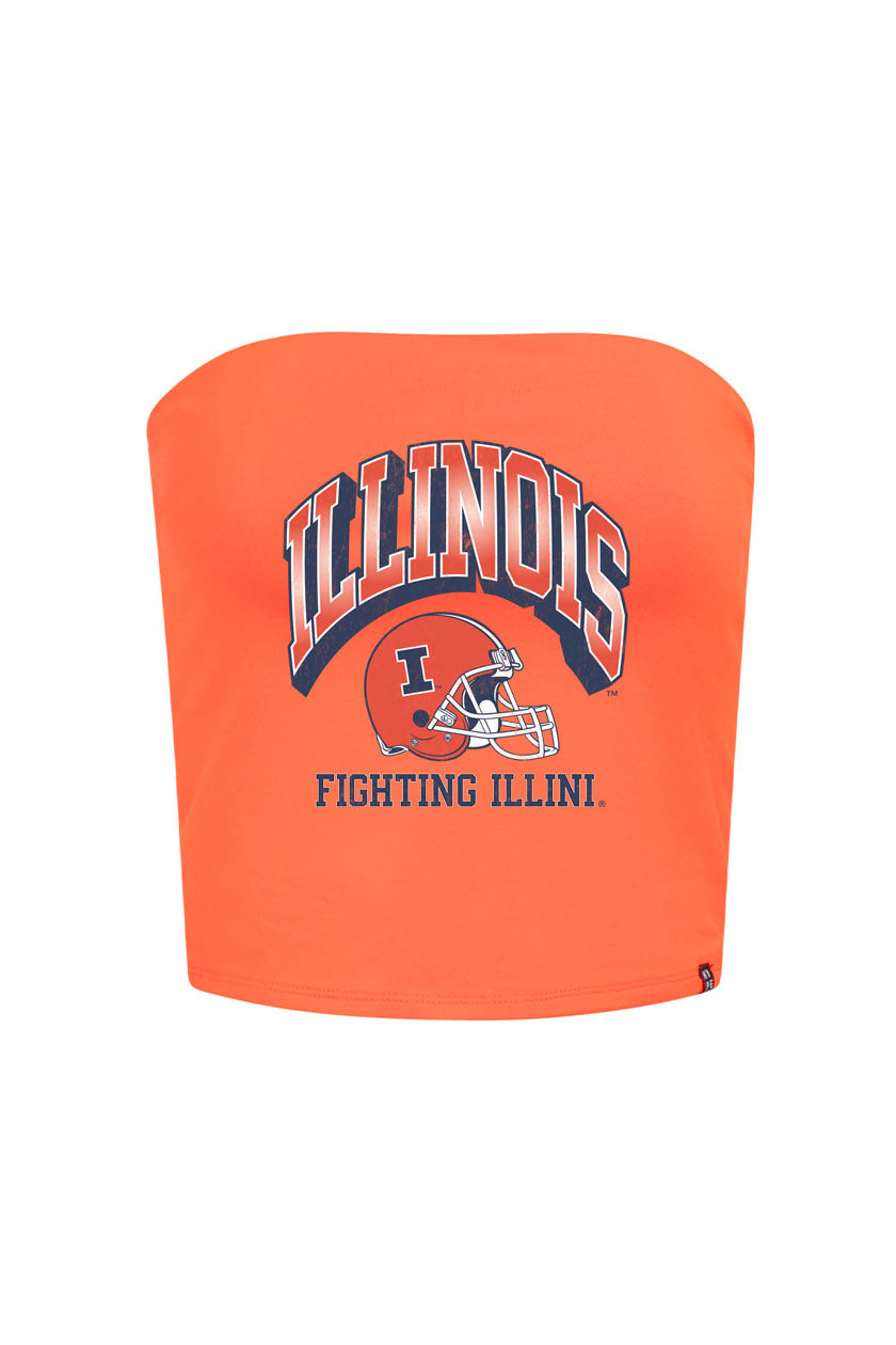 Illinois Fighting Illini Spirit Arch Helmet Tube Top