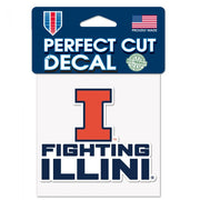 Illinois Fighting Illini Slogan Decal