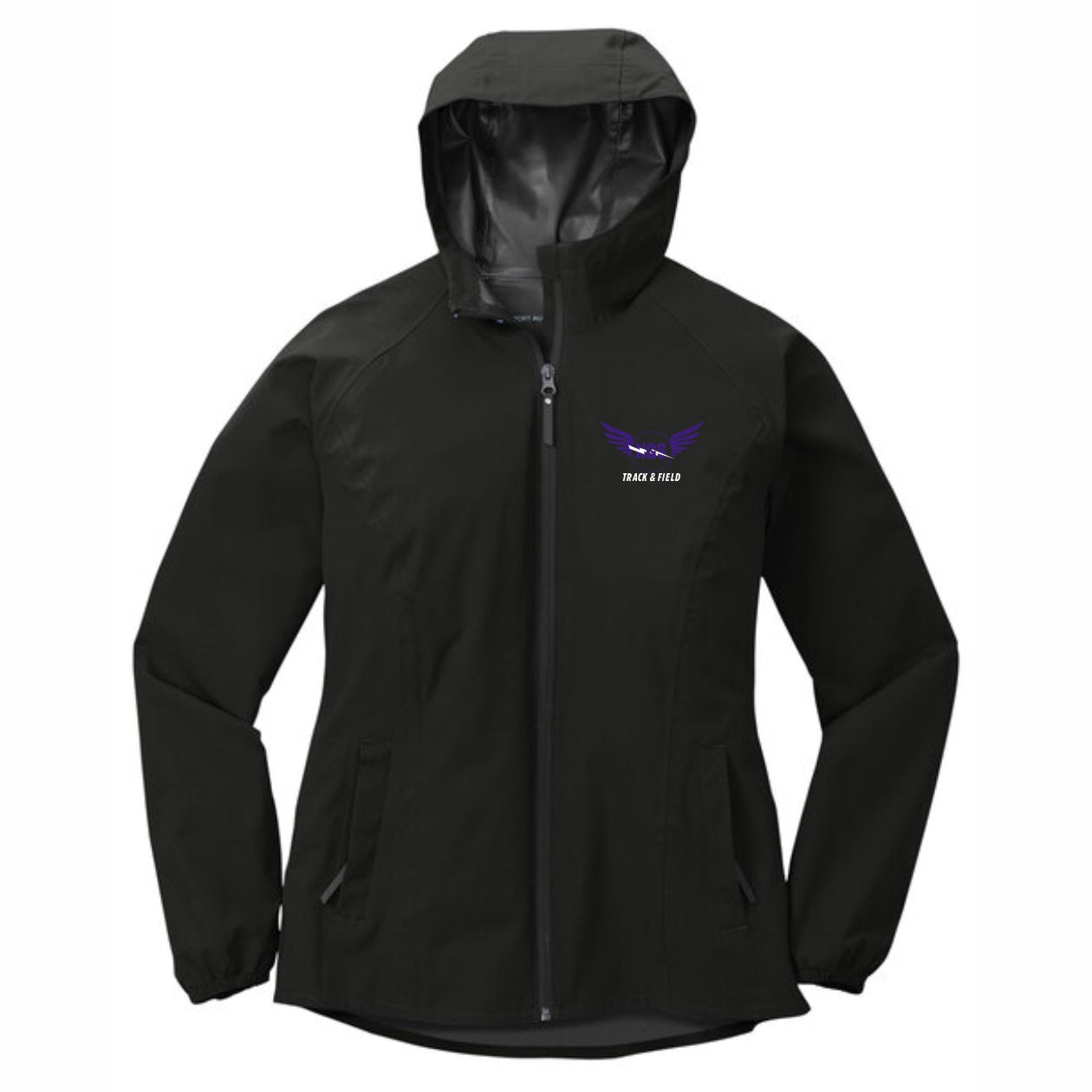 NGS Track and Field Ladies Rain Jacket Black
