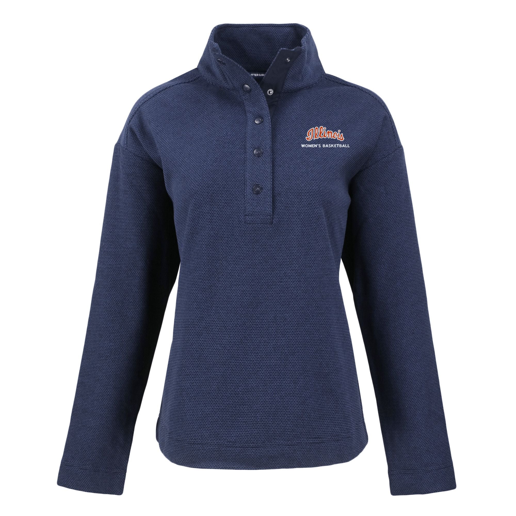 Illinois Fighting Illini Women's Hunts Point Snap Pullover Women's Basketball