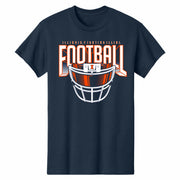 Illinois Football Facemask Short Sleeve Tee