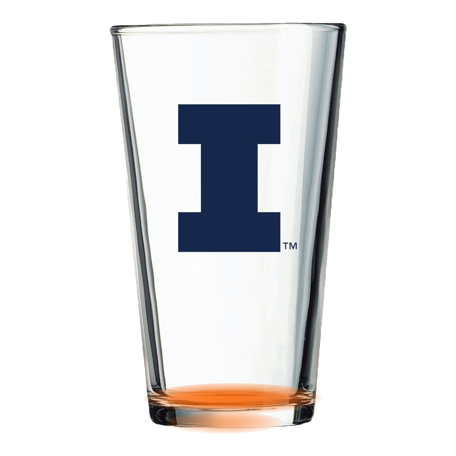 Illinois Fighting Illini Orange Glow 16oz Pint Glass