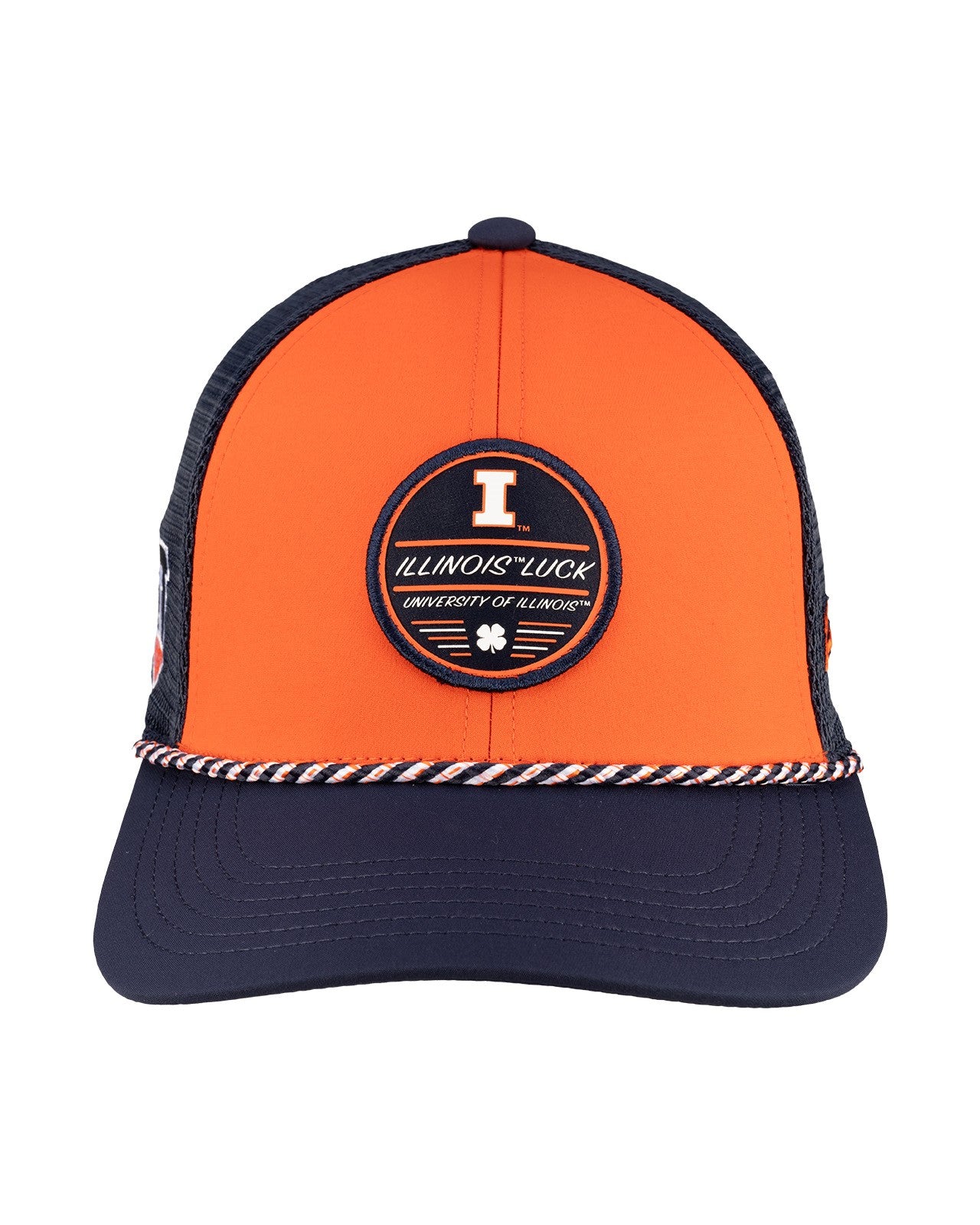 Illinois Fighting Illini Black Clover Gamer Adjustable Hat