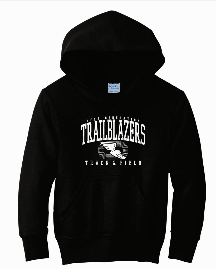 NGS Track and Field Trailblazers Black Hood Youth