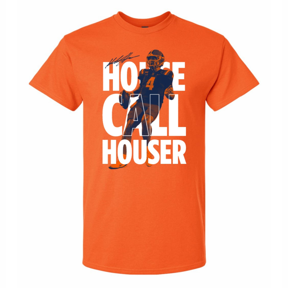 Illinois Fighting Illini NIL Housecall Houser Short Sleeve Tee Orange