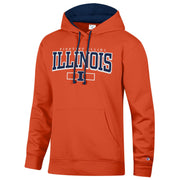 Illinois Hoodie Orange Stadium Fleece Champion