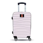 Illinois Fighting Illini Blitz 21" Hard Shell Carry On Luggage - Pink