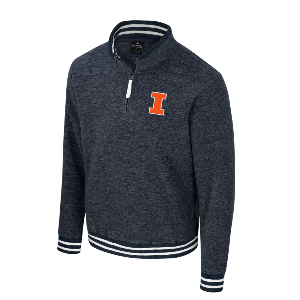 Illinois Fighting Illini Men's Purpose Polar Half-Zip