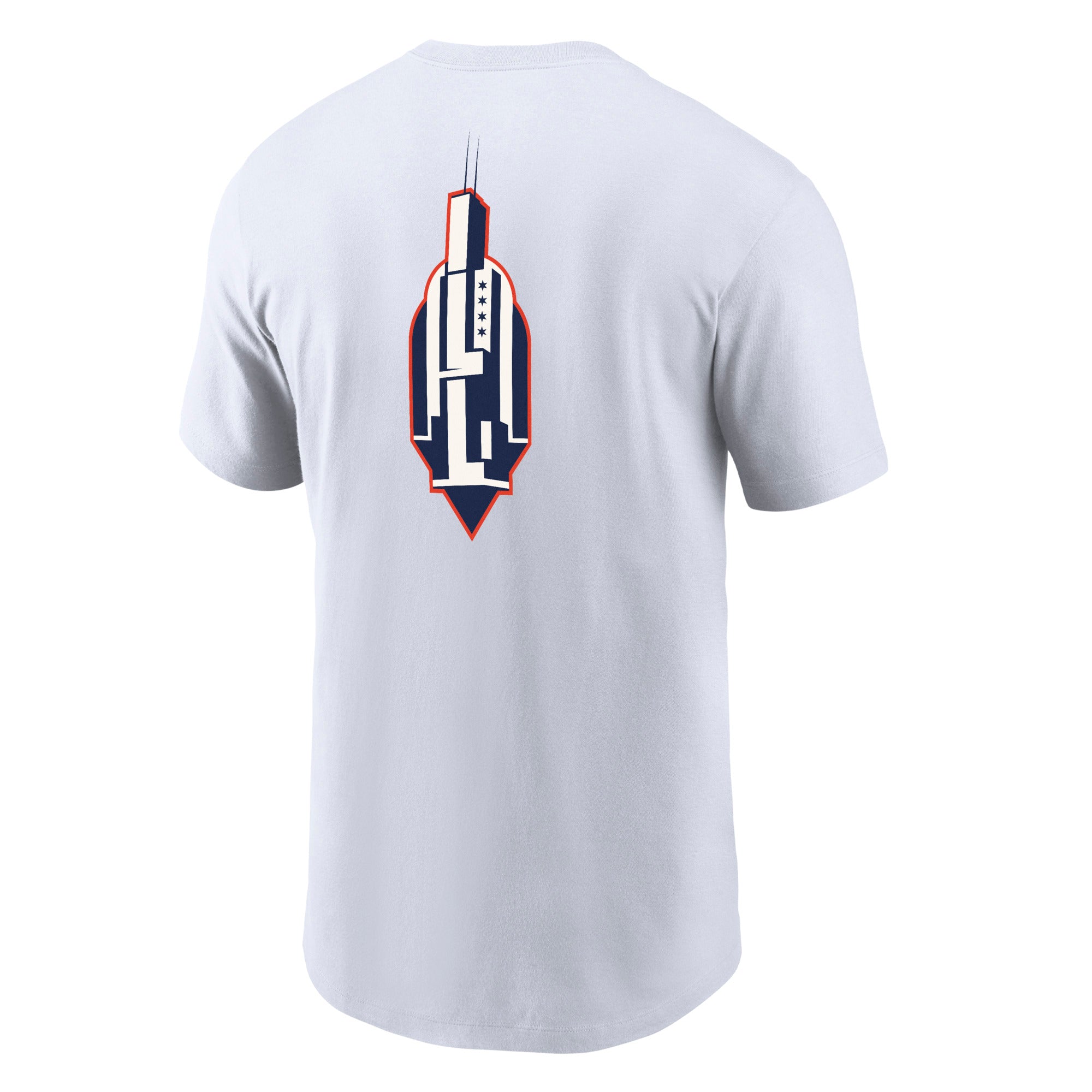 Illinois T-Shirt White Nike Chicago to Champaign Front/Back