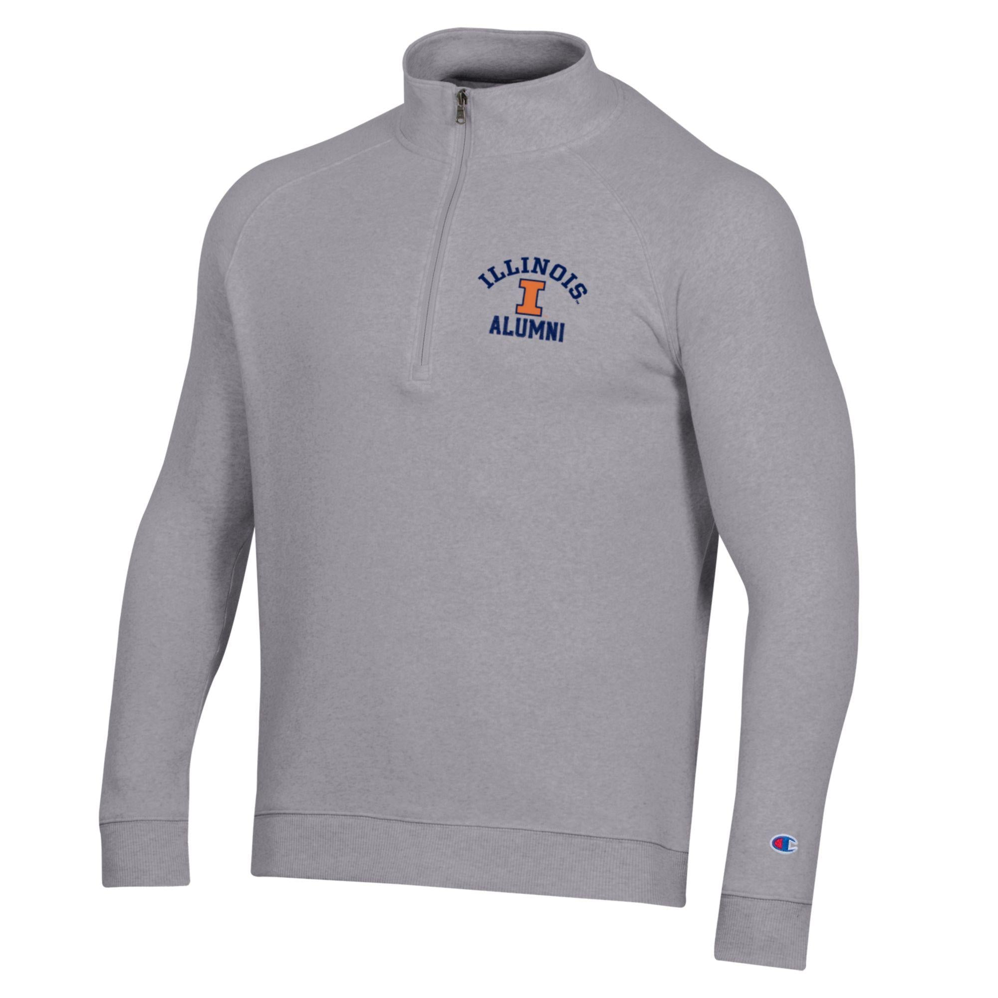 Illinois Fighting Illini Men's Champion Alumni Fleece Quarter-Zip
