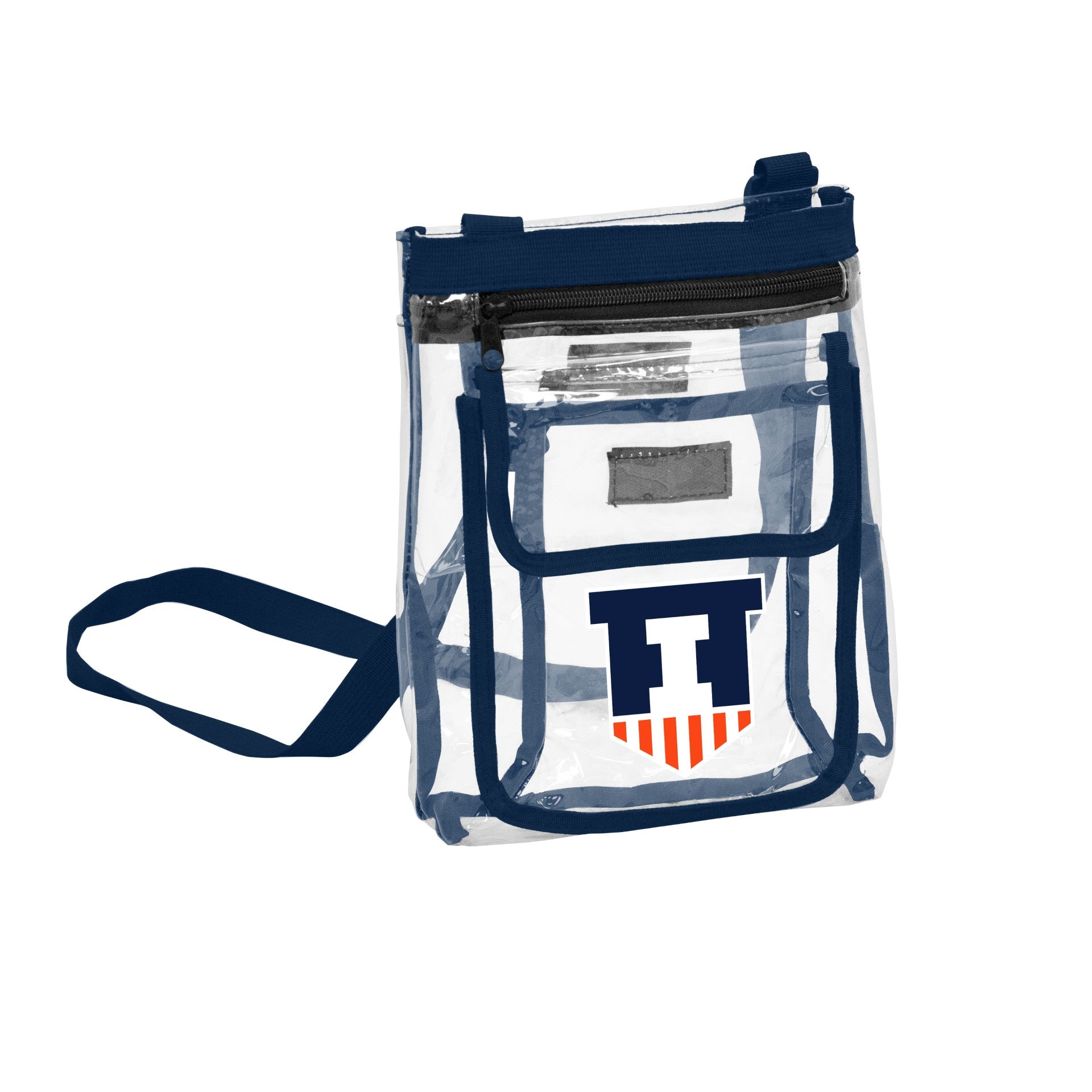 Illinois Fighting Illini Logo Brands Clear Crossbody Stadium Purse
