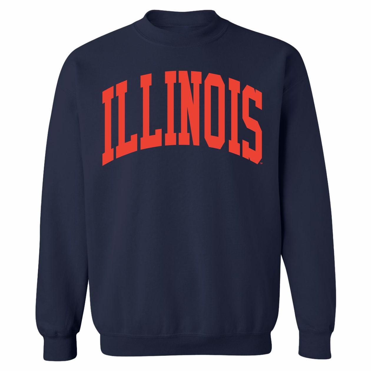 Illinois Fighting Illini Navy Jumbo Arch Crew