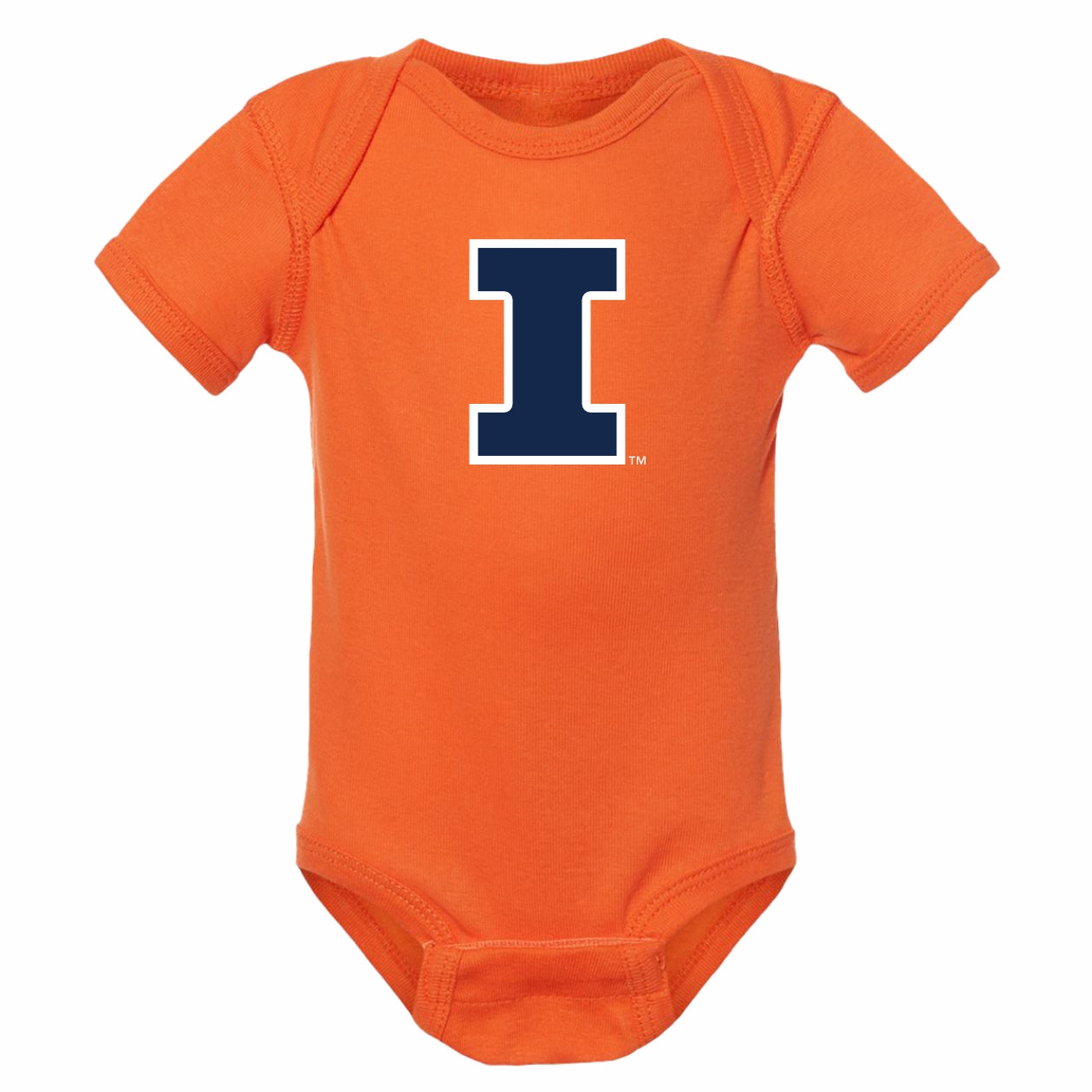 Illinois Fighting Illini Gameday Gear Infant Block I Onesie