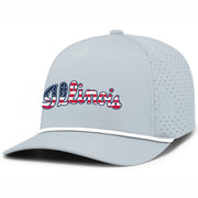 Illinois Hat Patriotic Script Rope