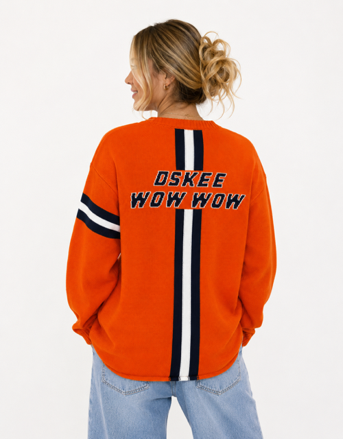 Illinois Fighting Illini Womne's Staggered Sweater